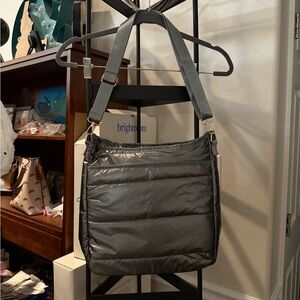 Silver Puffer purse